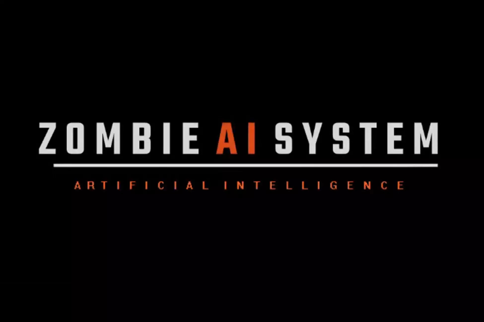 Zombie AI System Unity Asset Store Package.