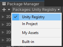 Unity Package Manager Registry