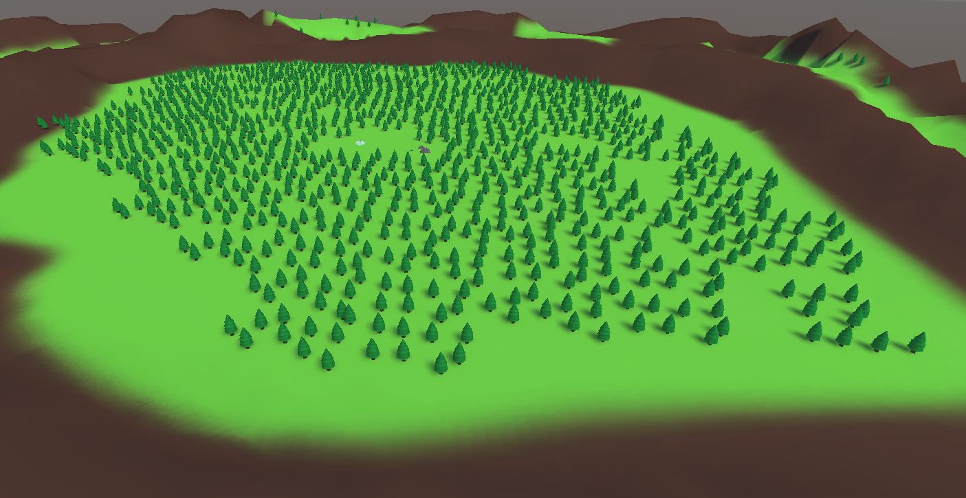 Unity Scene after optimization